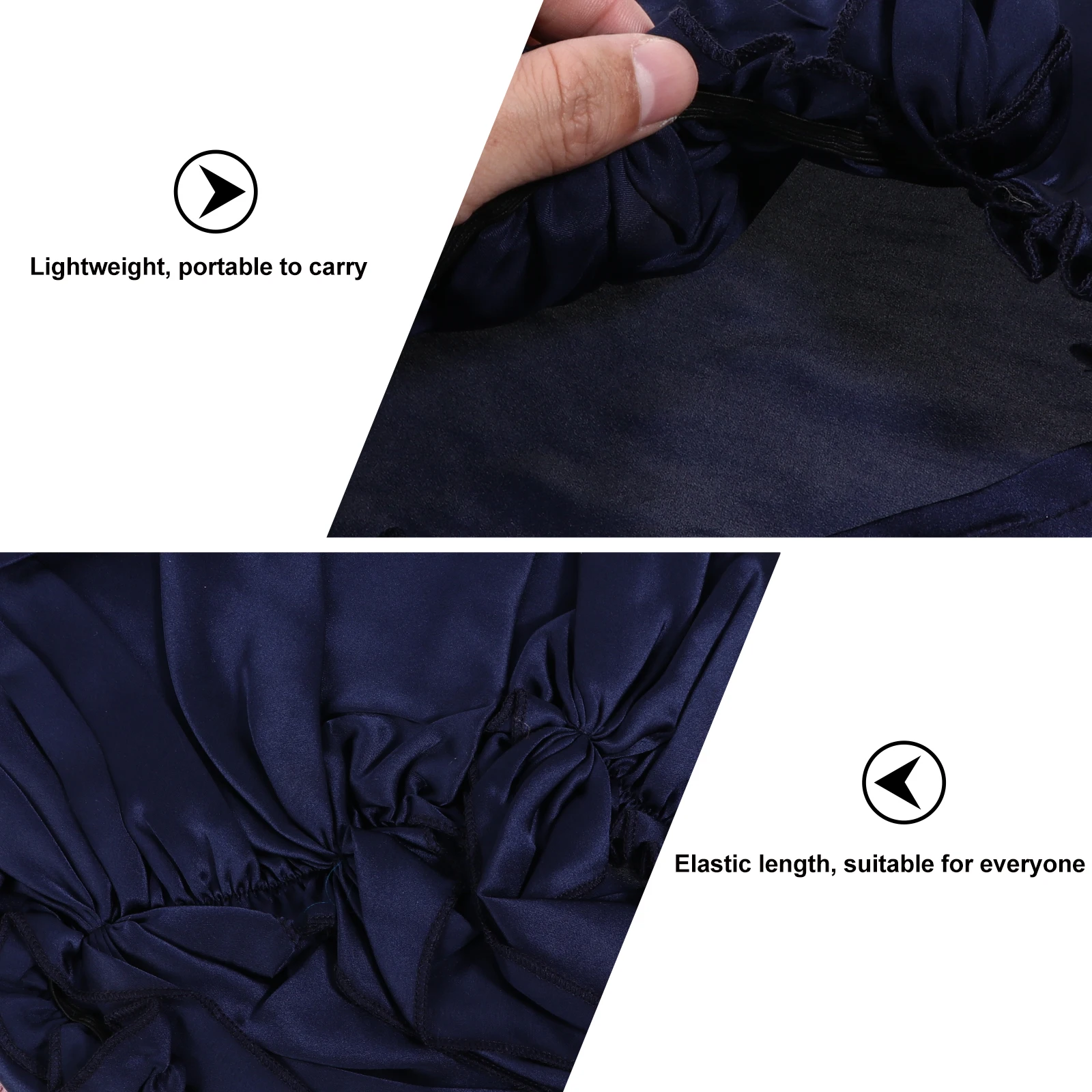 Шелковый чепчик для сна, шапочка для ухода за волосами для женщин, гладкая, мягкая, дышащая шапка для сна, легкий эластичный красивый чехол для головы