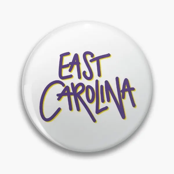 East Carolina  Soft Button Pin Decor Women Jewelry Metal Badge Hat Lapel Pin Lover Cartoon Collar Clothes Creative Brooch Cute