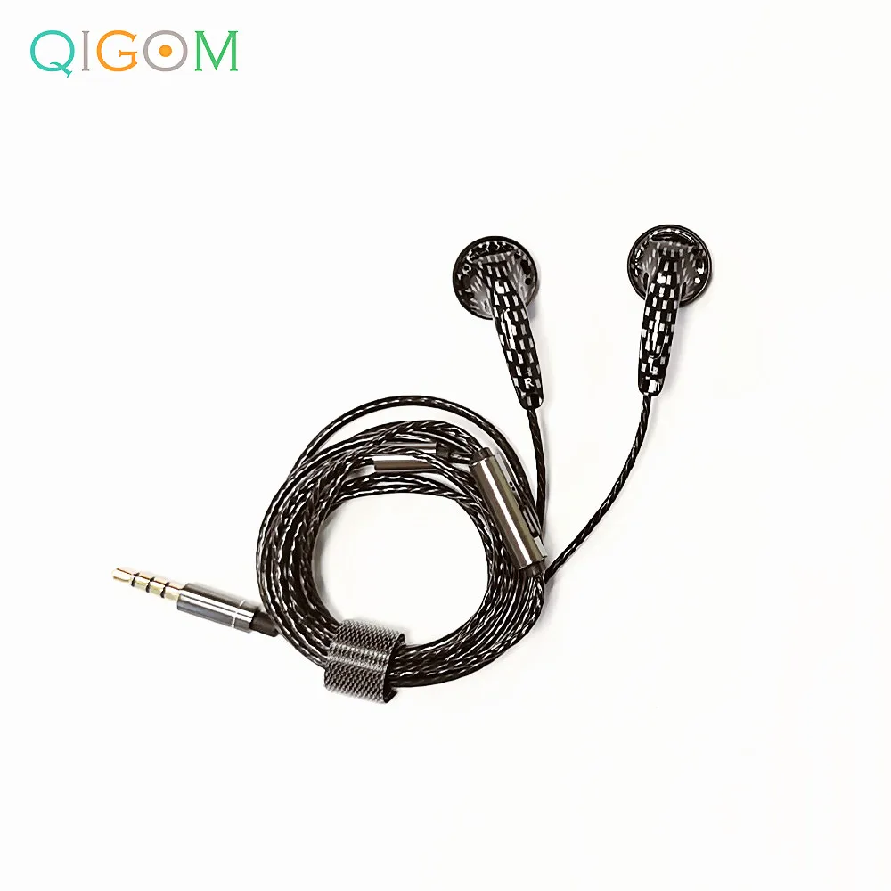 Qigom-s32インイヤーヘッドセット,32オーム,フラットヘッド,Hi-Fi,マイク付き,pk mx985,vido monitor tc200