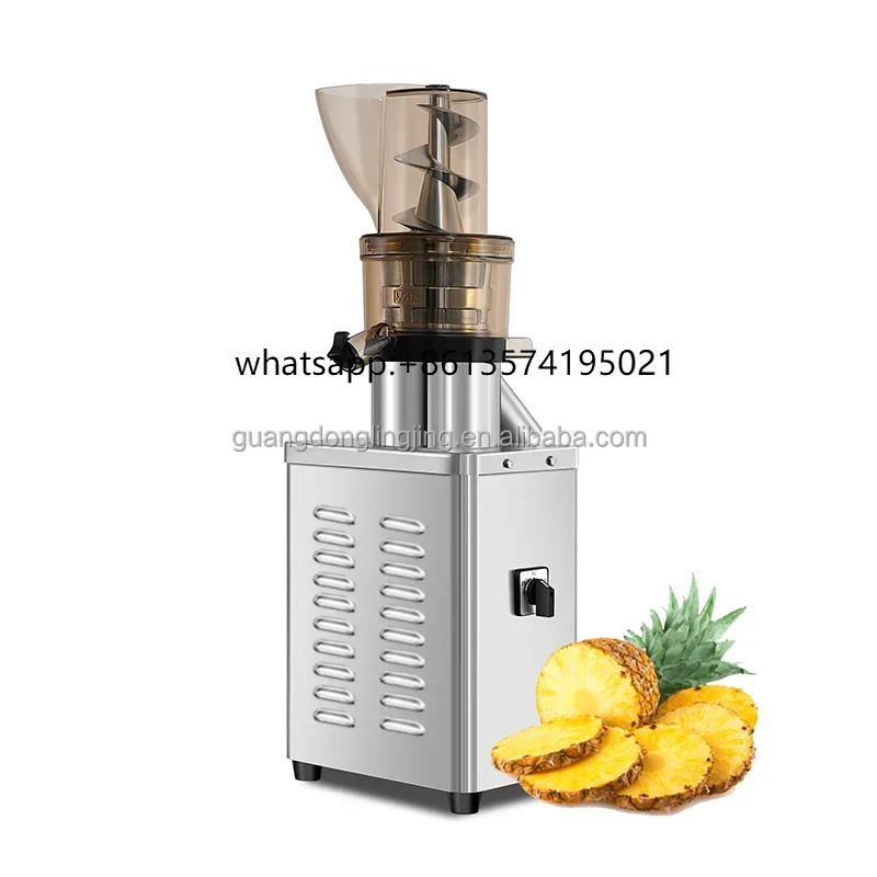 

Td1200W Stainless Steel No Need Cut Auto Feeding Powerful Auger Cold Press Commercial Juicer Extractor For Juice Business