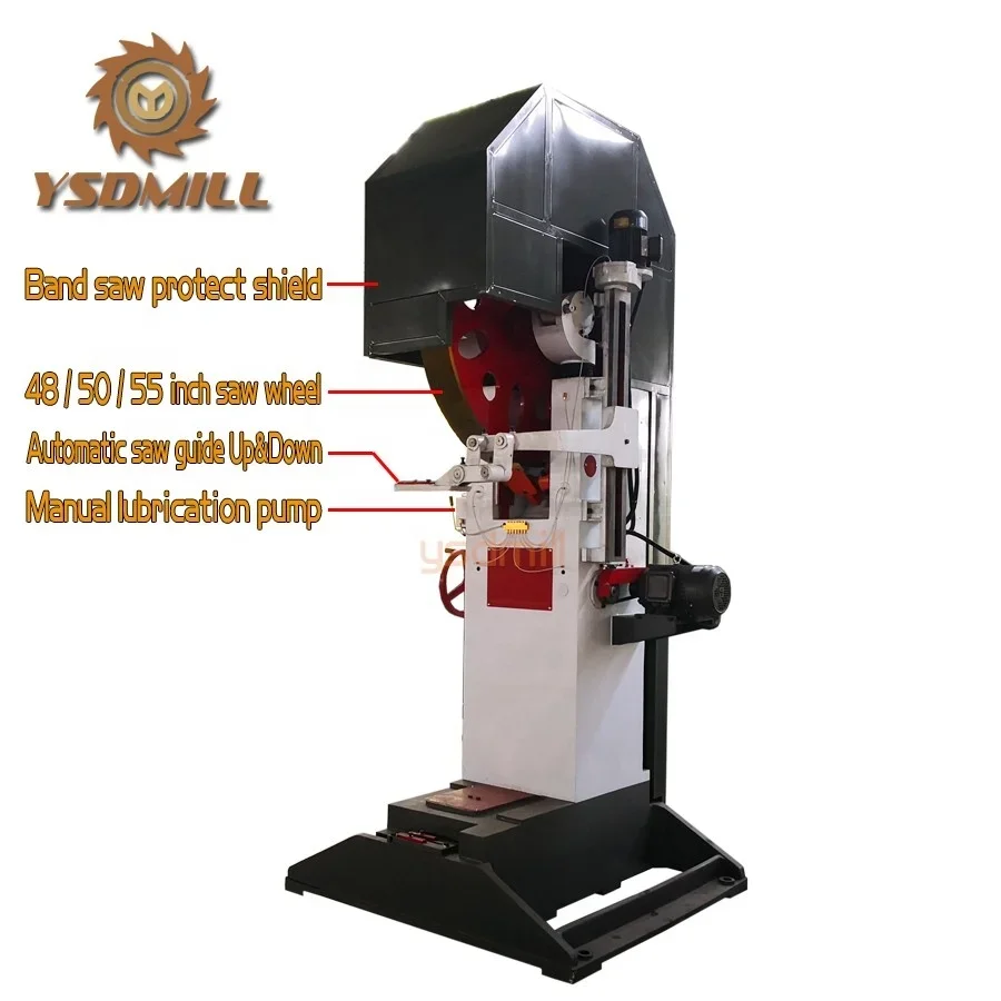 Automatic chainsaw band sawmill bandsaw mill log cutting wood saw machines