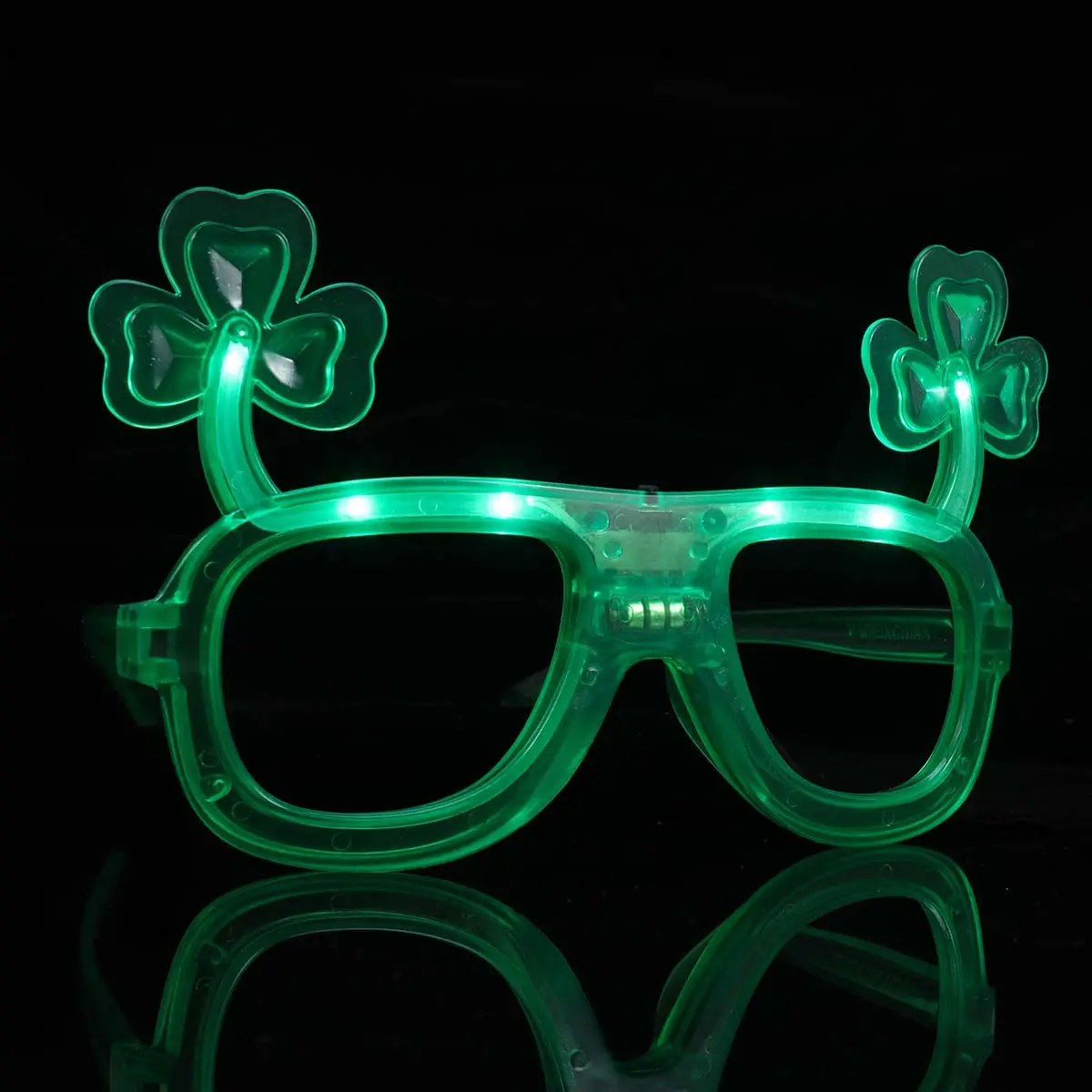 

5 Pcs Photo Props for Parties Irish Accessories Clover Color Design Glasses Fancy Dress