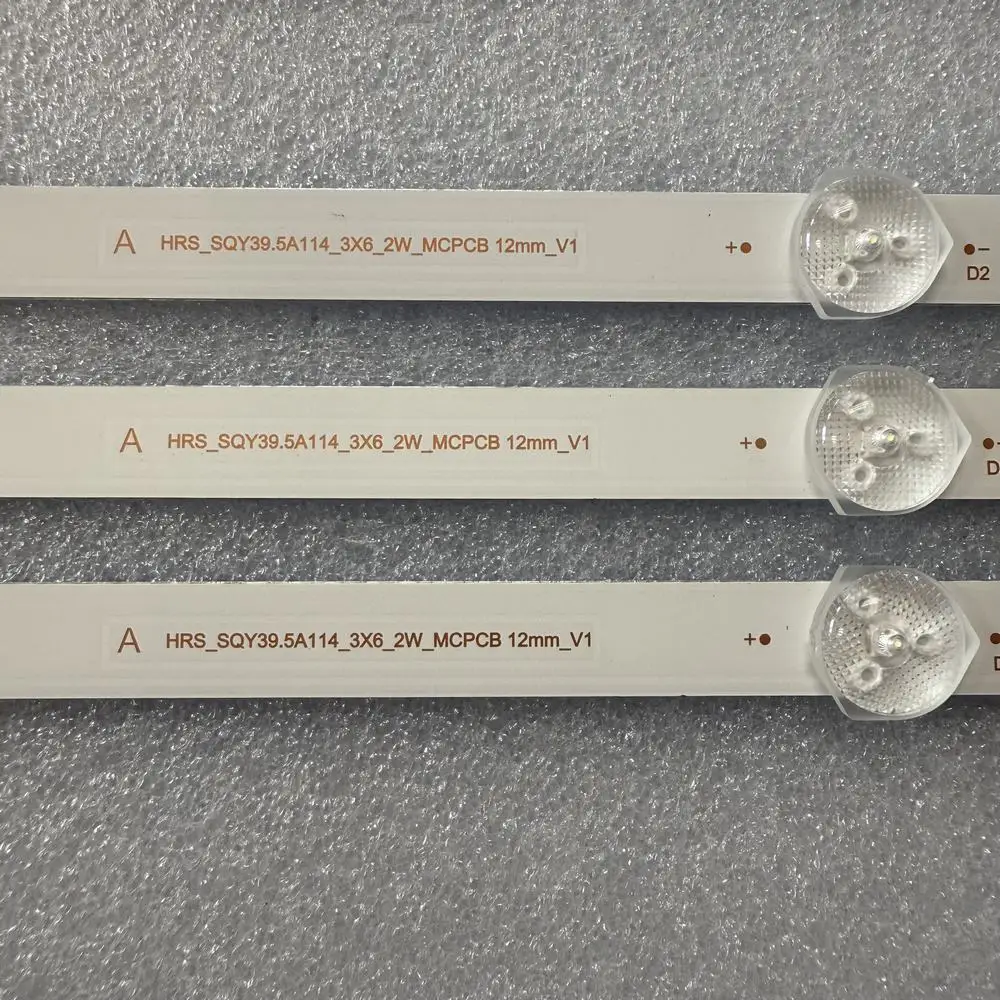 LED شريط إضاءة خلفي ل 4017ST2 HRS SQY39.5A114 3X6 2 واط MCPCB 12 مللي متر V1 BBK 40LEM 1071FTS2C RCA RT4038 V400HJ6 PE1 AE 0110478 #2