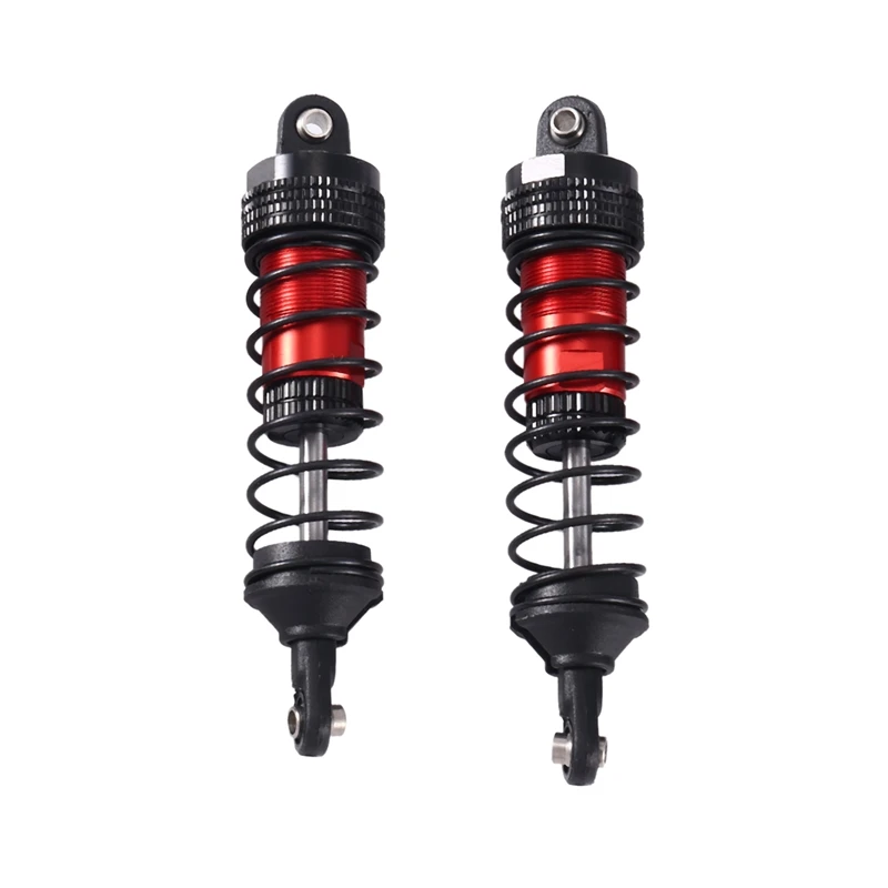 4Pcs Metal Front And Rear Shock Absorber For Wltoys 144001 144010 124007 124016 124017 124019 RC Car Upgrade Parts