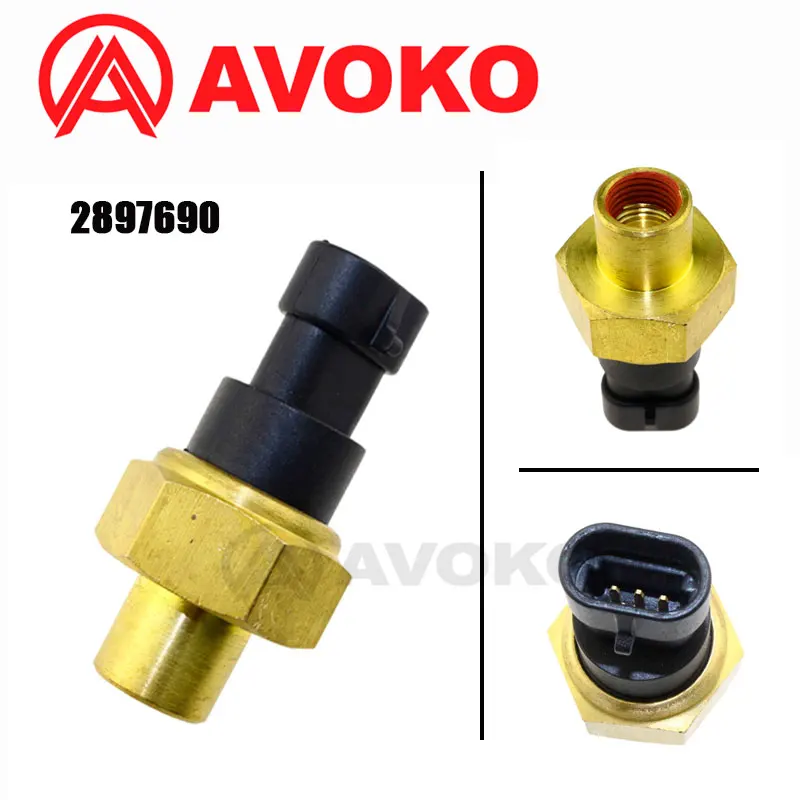 2897690 3408606 3054615 HZYCKJ Oil Fuel Pressure Temperature Sensor Switch for Commins KTA19 KTA-19 KT50