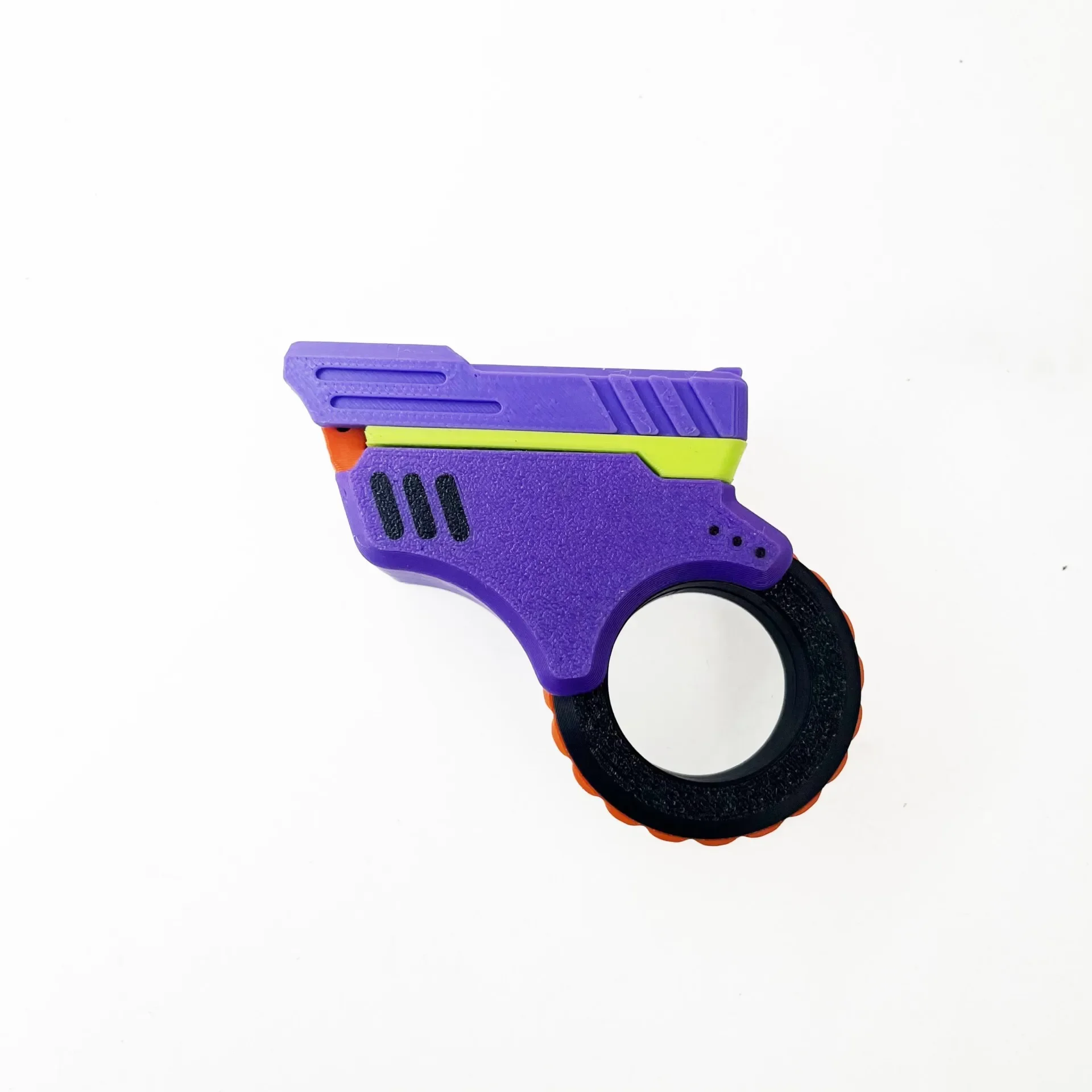 3D printing revolver M1911 pressing and pushing the card rotation simulation edc decompression toy gun