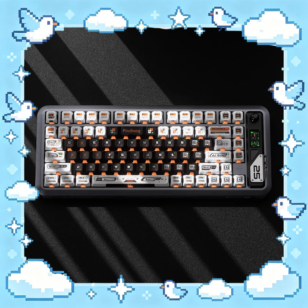PIIFOX YUHK-KC PC Keycaps Thermal Sublimation Personality Keyboard Keycaps Wear And Oil Resistance PBT Unbounded PC Accessories