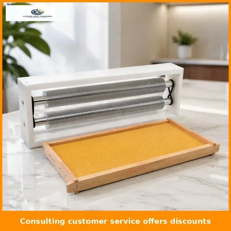 Honey Roller Honey Cutter Honeycomb Broken Cover Beekeeping Equipment Honeycomb Frame Honey Remover Double Roller Uncapper