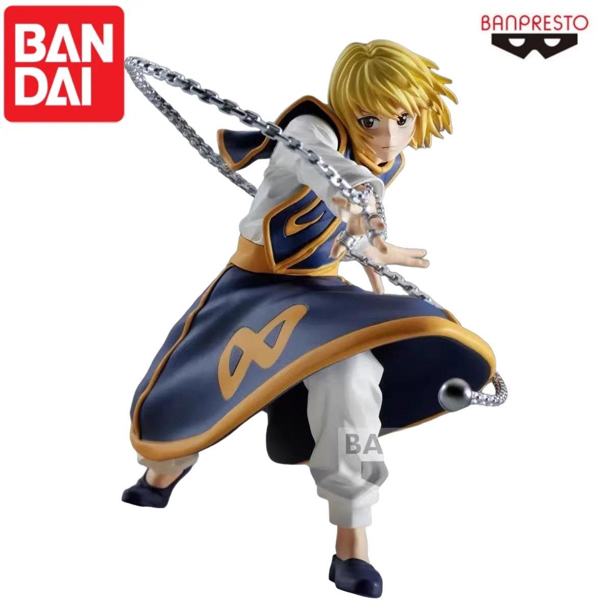 

Bandai в наличии, оригинальная кукла Banpresto Kurapika, новая фигурка в штучной упаковке, анимационные периферийные устройства, персонажи аниме, гараж