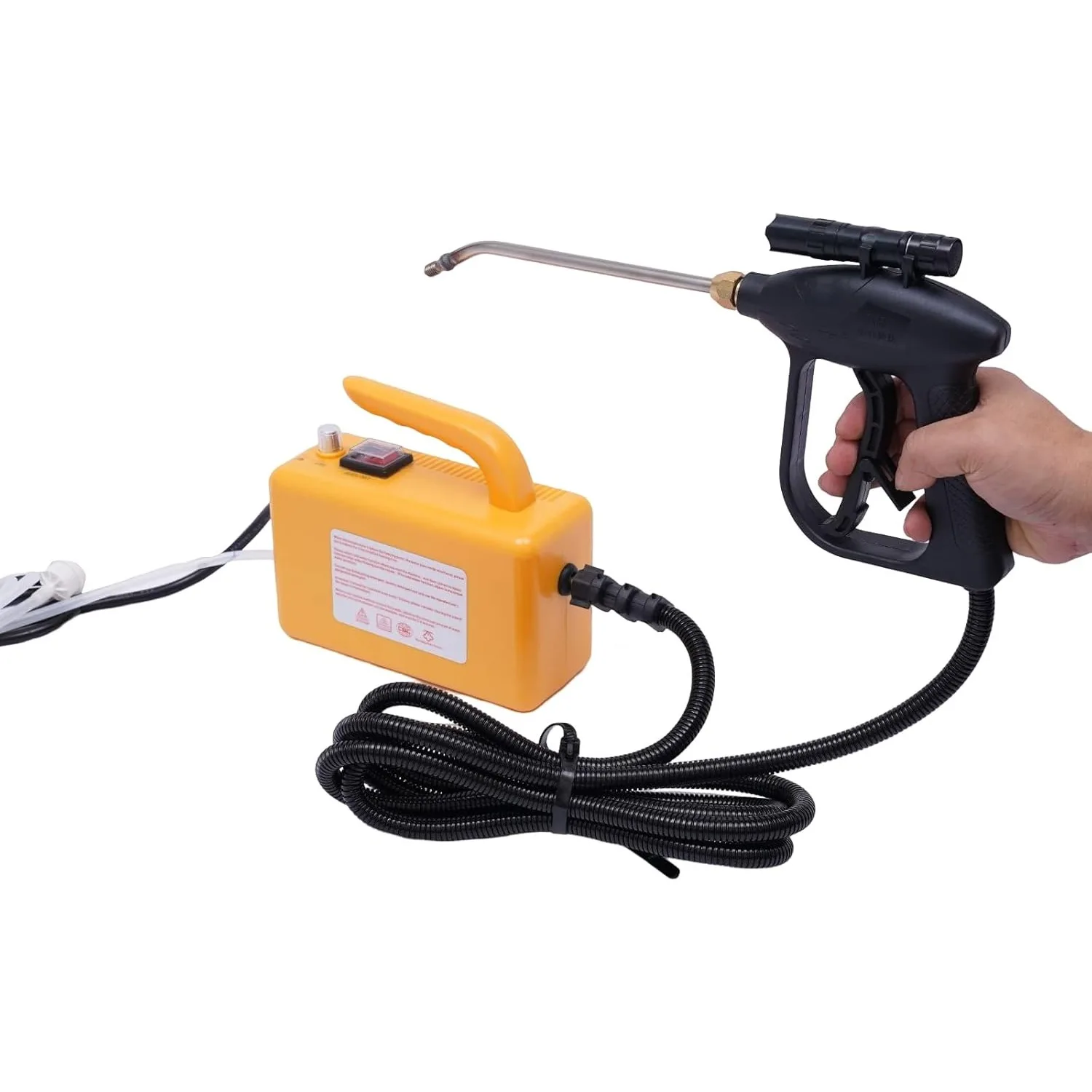 High Pressure Steam Cleaner Handheld 110V 1700W Automatic Mobile Machine Portable Steam Cleaner Multi-functional Cleaning Tool