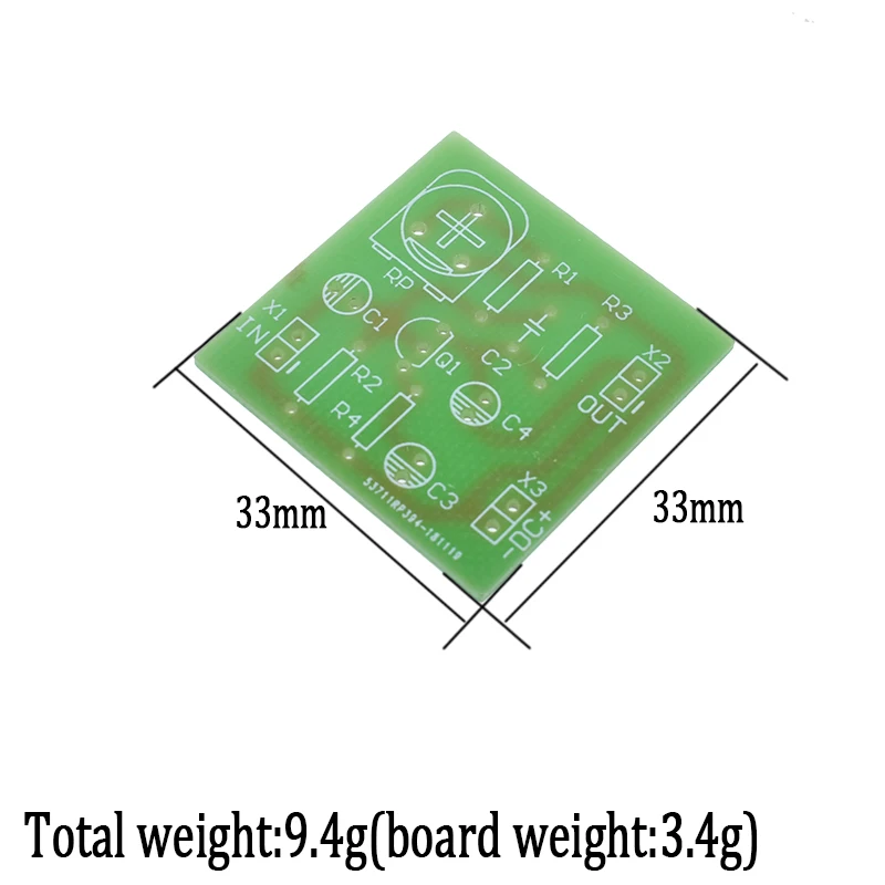 DIY Kit DC12V Typical Division Voltage Bias Single Tube Low Frequency Amplifier Circuit Board PCB laboratory