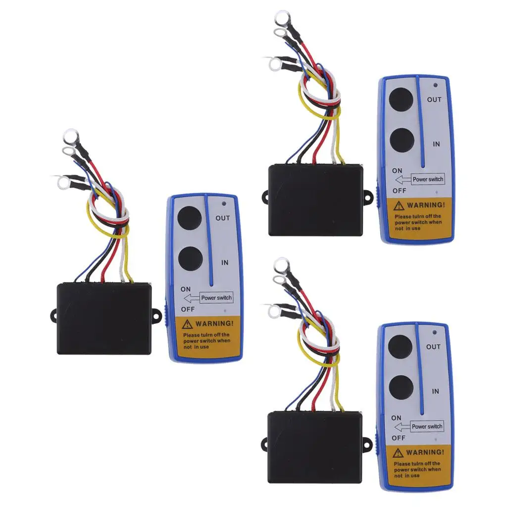 Winch Remote Controller 12V Wireless High Sensitivity Switch Kit for ATV Off-road Electric Winch