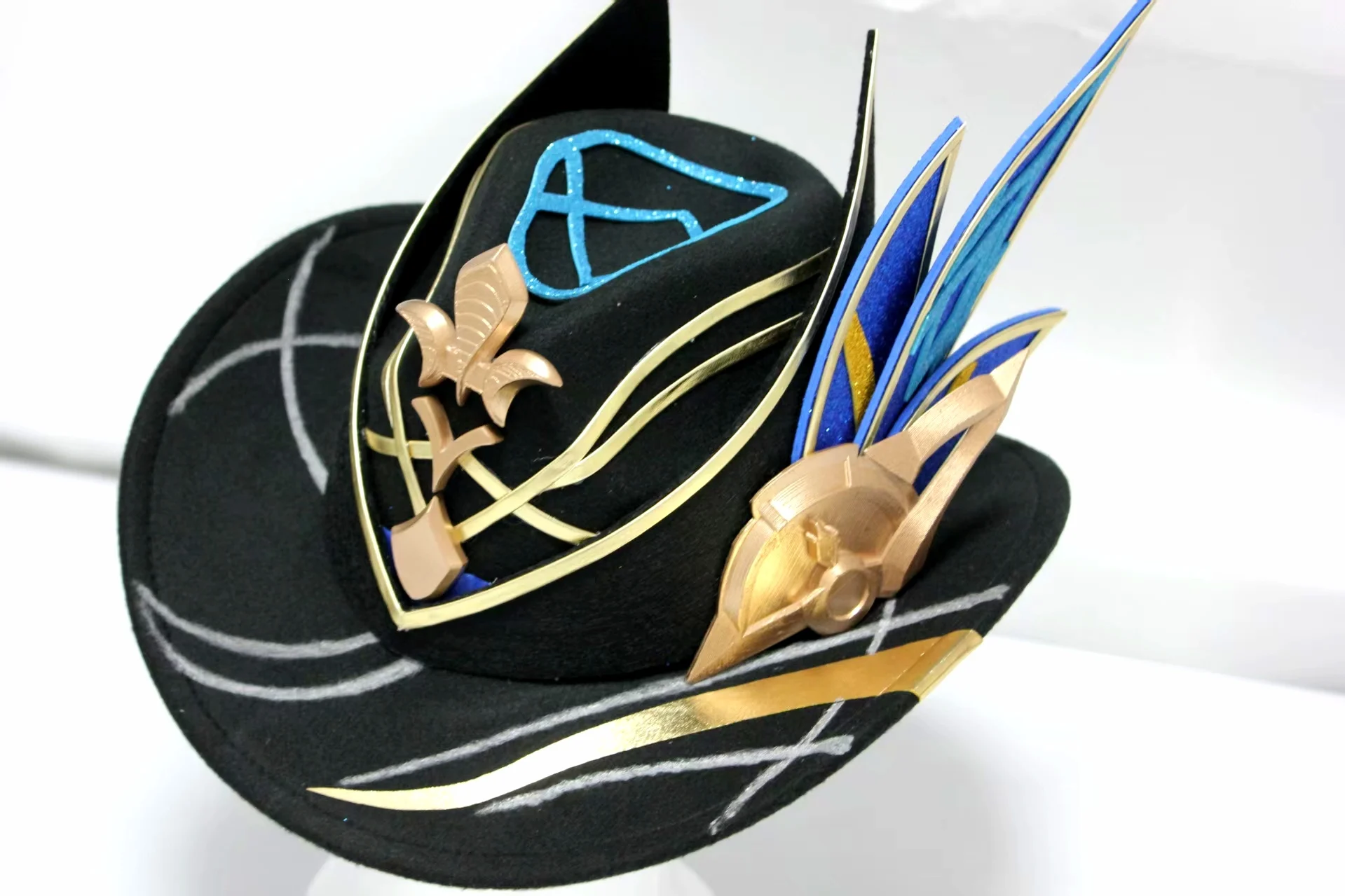 Honkai: Star Rail Trailblazer Cosplay Hat Props Cap Headwear Foxian Healer The Xianzhou Yaoqing Halloween Uniform Accessories