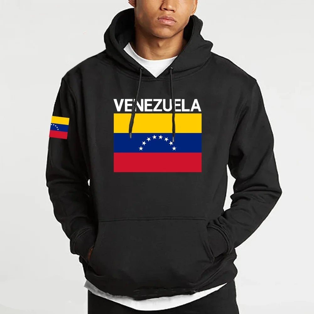 Venezuela Venezuelan VEN VE Mens Hoodie Retro Pullovers Hoodies Men Sweatshirt Streetwear Clothing Hip Hop Tracksuit Nation Flag