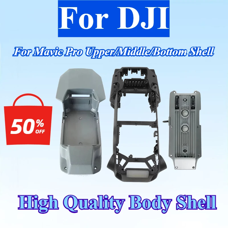 

New Upper/Middle/Bottom Shell For DJI Mavic Pro Body Frame Replacement For DJI Mavic Pro Drone Repair Parts High Quality