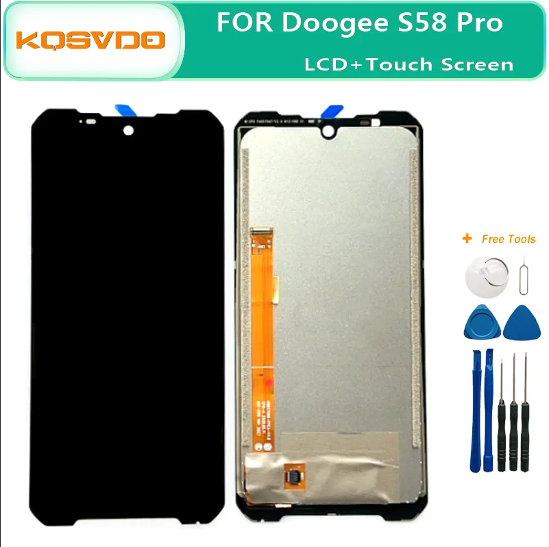 Original 5.71 inch LCD&Touch Screen Digitizer Display Module Repair Replacement Part For DOOGEE S58 Pro Cellphone