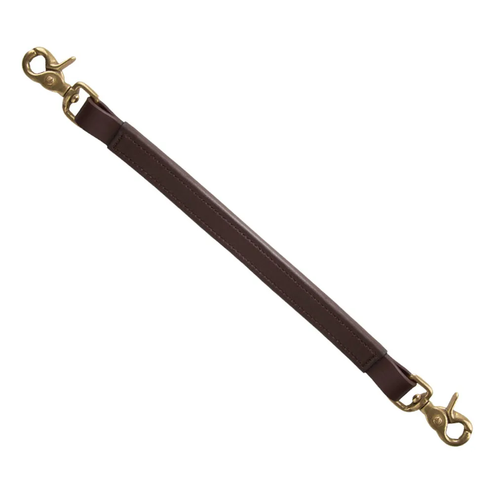 حزام مقبض سرج جلدي مع أبازيم نحاسية للسروج الإنجليزية مثالي للتدريب على ركوب الخيل وإعداد القفز #6