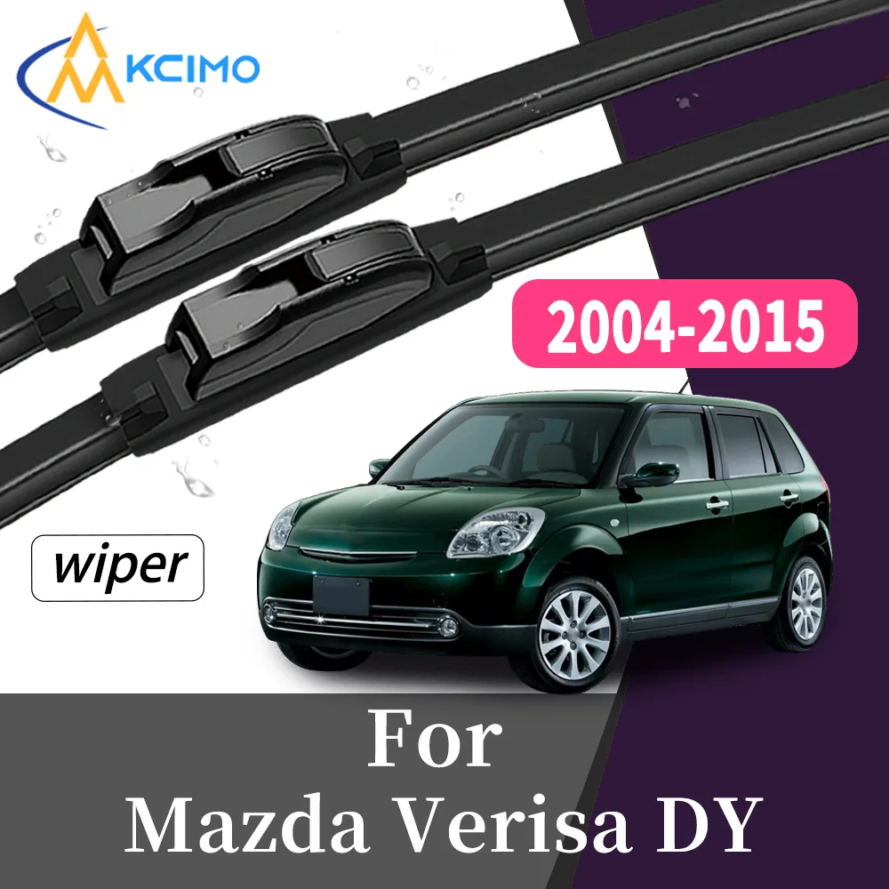 

All-Weather Wear-Resistant Front Windscreen Wiper Blades For Mazda Verisa DY 2004-2015 High Quality Windshield kit 2Pcs