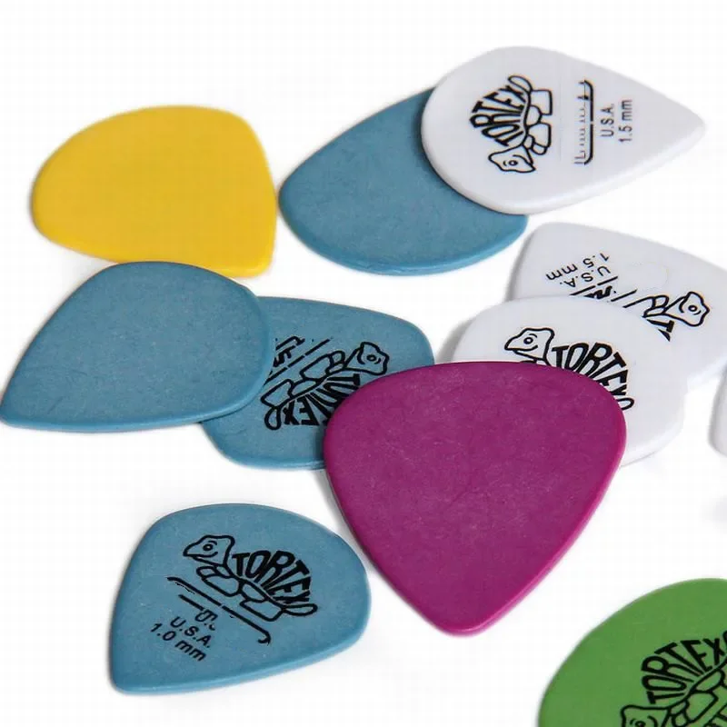 5Pcs 0.73 /0.88 /1.0 /1.14 mm Bass Guitar Picks Mediator Acoustic Electric Accessories Classic Instrument ThicknessGuitar Parts