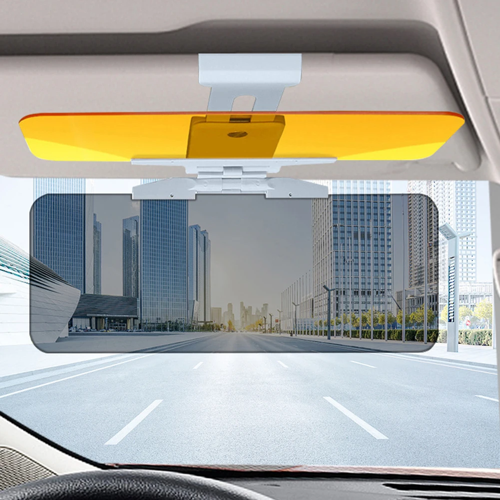 Car Sun Visor Extender Day and Night Anti-Glare Sunshade Adjustable Sun Blocker Anti-UV HD Anti Sunlight Dazzling Driving Goggle