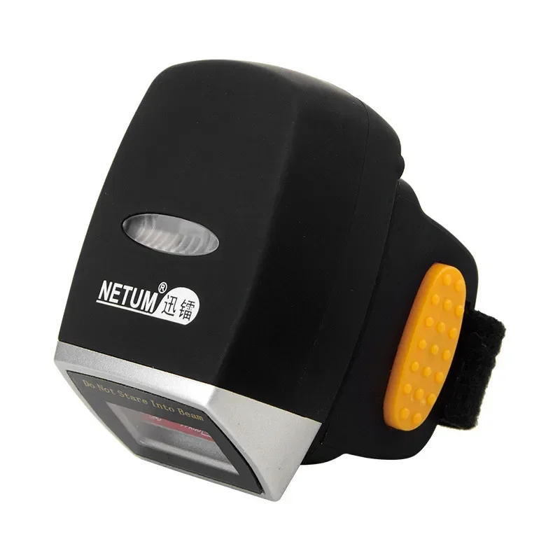Netum R2L 2D Blue Tooth Mini Portable Finger Ring Barcode Reader Scanner With APP