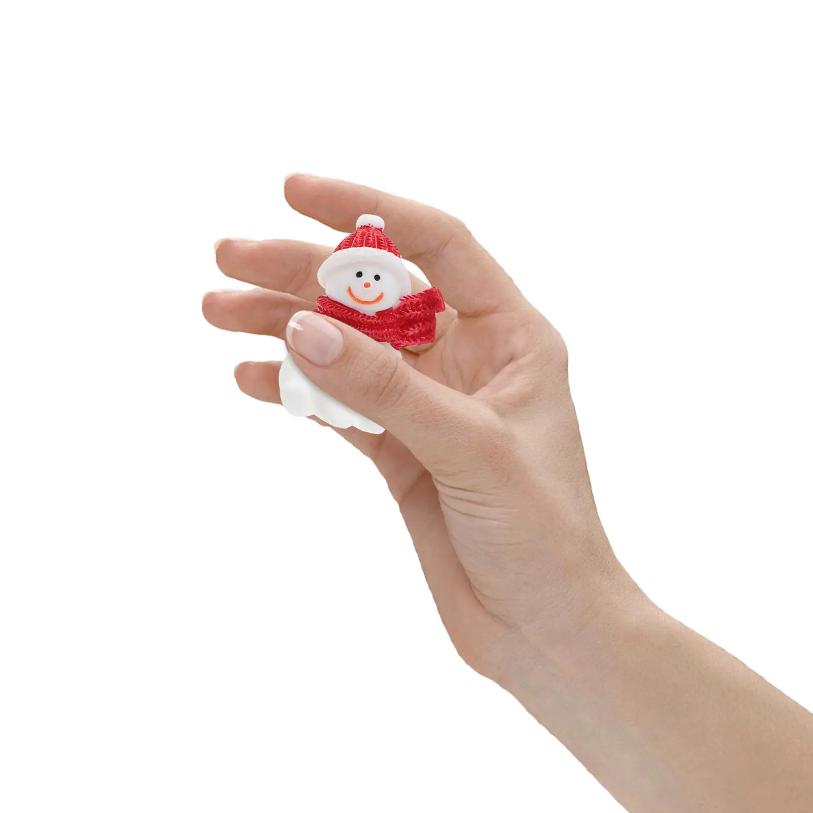 

4Pcs Snowman Micro Landscape Resin Christmas Decors Resin Craft Decorations for Home Desk Garden Miniature Landscape