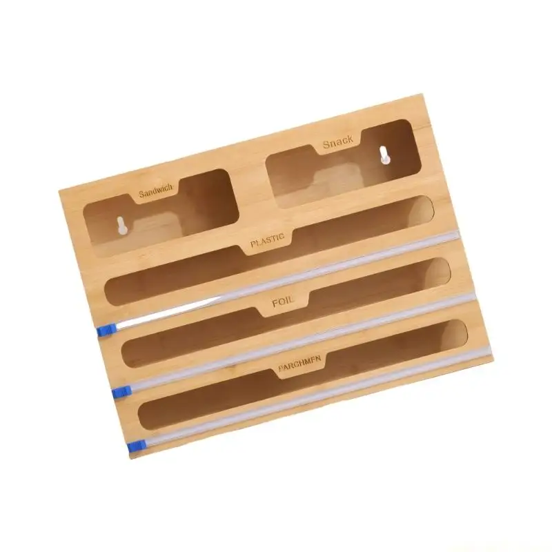 QX2E Spacious Kitchen Storage Having Sliding Cutter For Sandwich Pouches