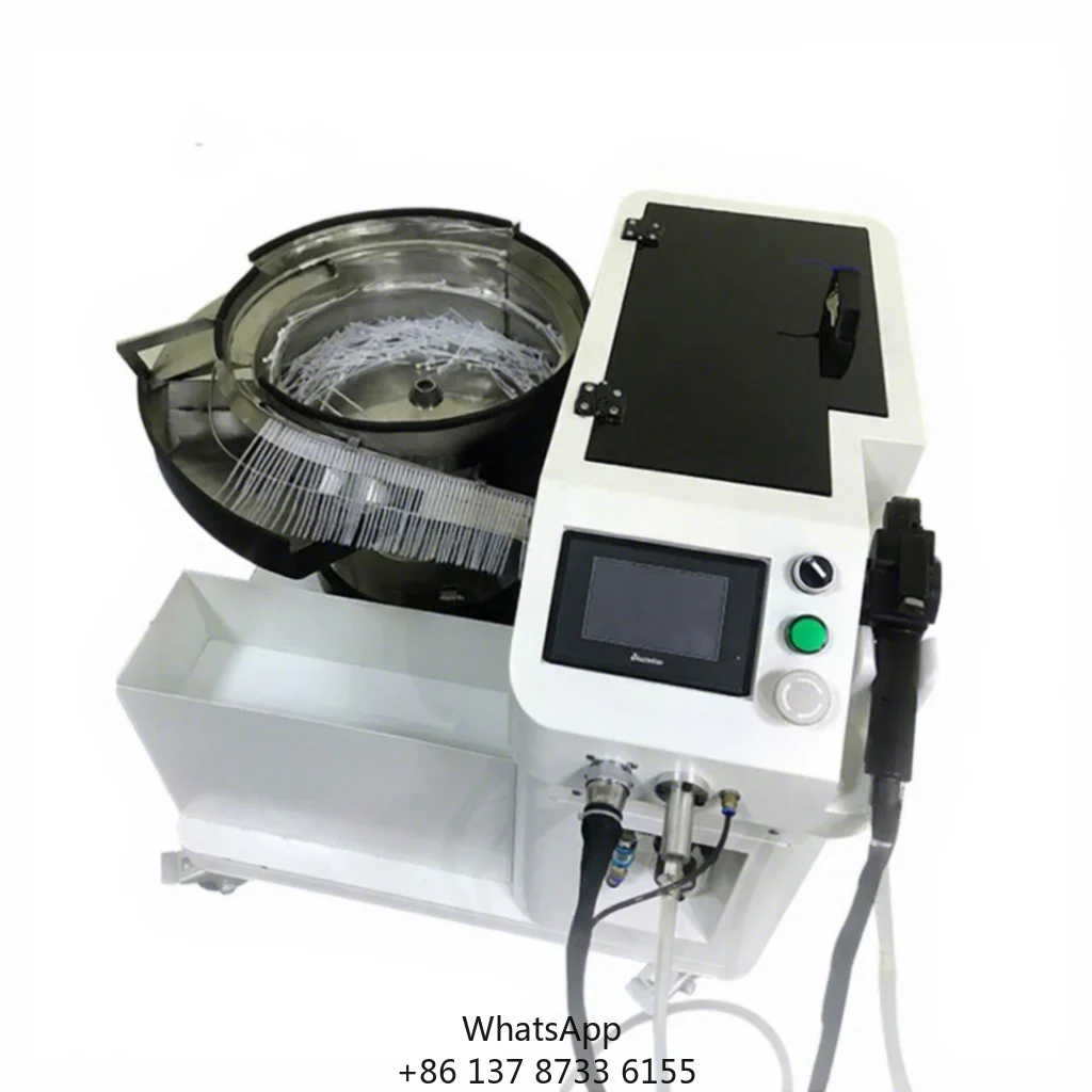 JCW-T07 Industrial Quality Nylon Tie Cable Machine Automatic Nylon Zip Tie Tying Wire Harness Tool Equipment