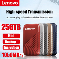 Original New Lenovo High-speed 128TB 16TB 8TB Portable SSD 2TB Portable External Solid State Hard Drive USB3.1 Interface Mobile