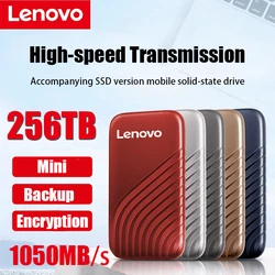 Originale nuovo Lenovo ad alta velocità 128TB 16TB 8TB SSD portatile 2TB disco rigido esterno portatile a stato solido interfaccia USB3.1 Mobile