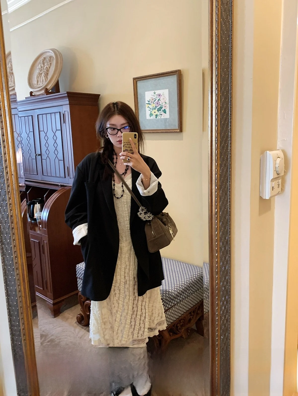 

Женский осенний пиджак Stberry Jump свободного кроя с одной пуговицей, в стиле кэжуал, с воротником, премиум-класса