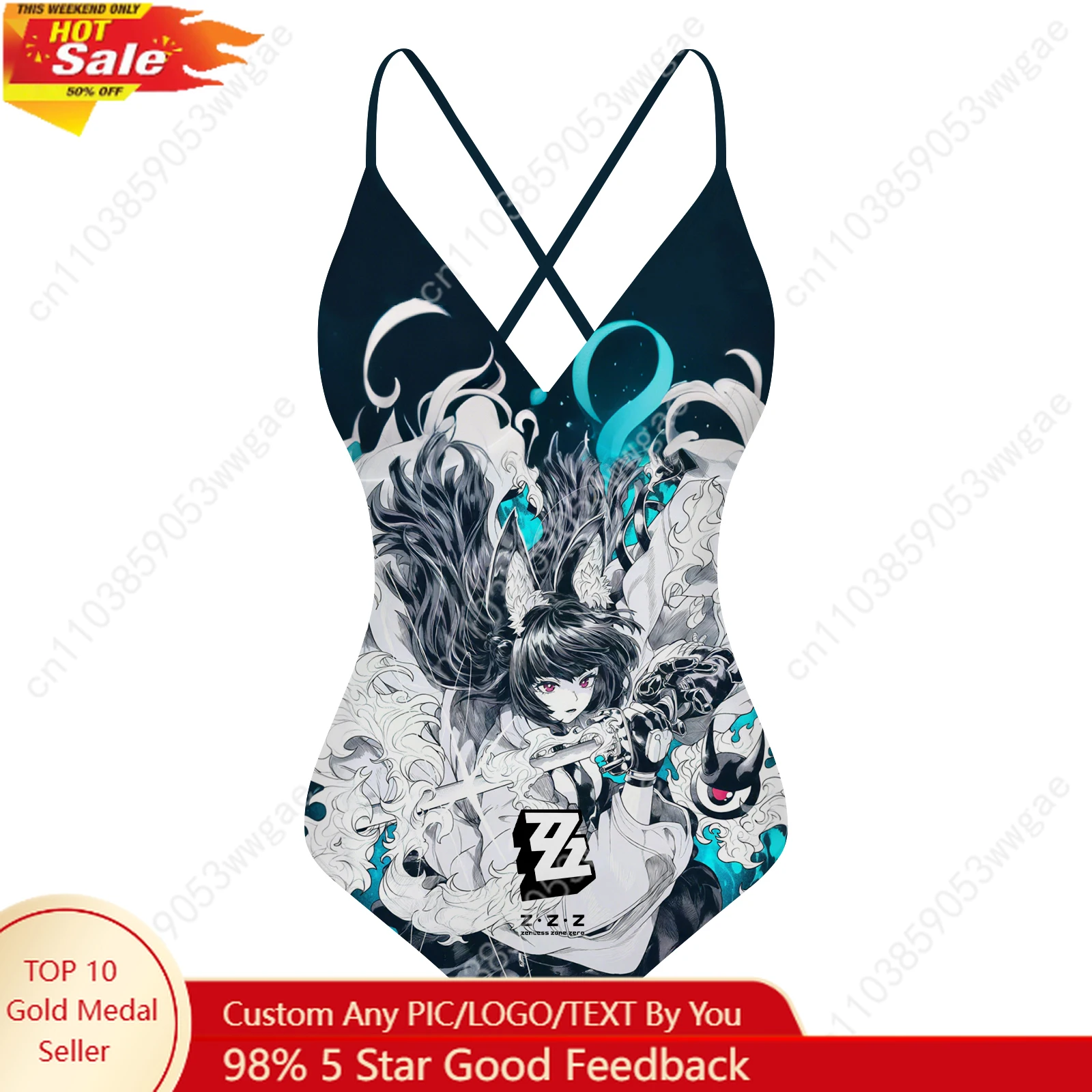 

Absolute Zone Zero V-neck Halter Back Swimsuits Women Bathing Suits Personalized Bikini Beach Sexy Swimwear Customized Beachwear