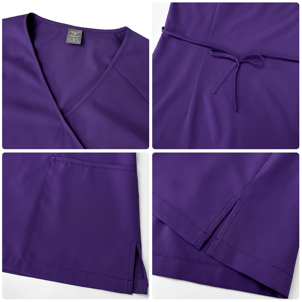 ชุดยูนิฟอร์มคลินิกใหม่ ชุดยูนิฟอร์มผู้หญิง ชุดยูนิฟอร์มทางการแพทย์ ชุดพยาบาล ชุดผ่าตัด ชุดสปา ชุดทำงานในห้องปฏิบัติการ