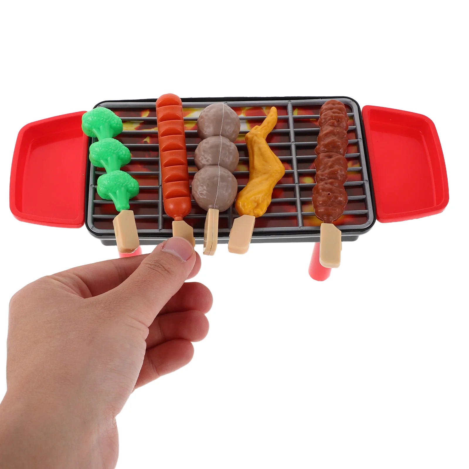 

20 Pcs Children's Barbecue Toys Kitchen Playset Kids Outdoor Tools for Grocery Food Toddler