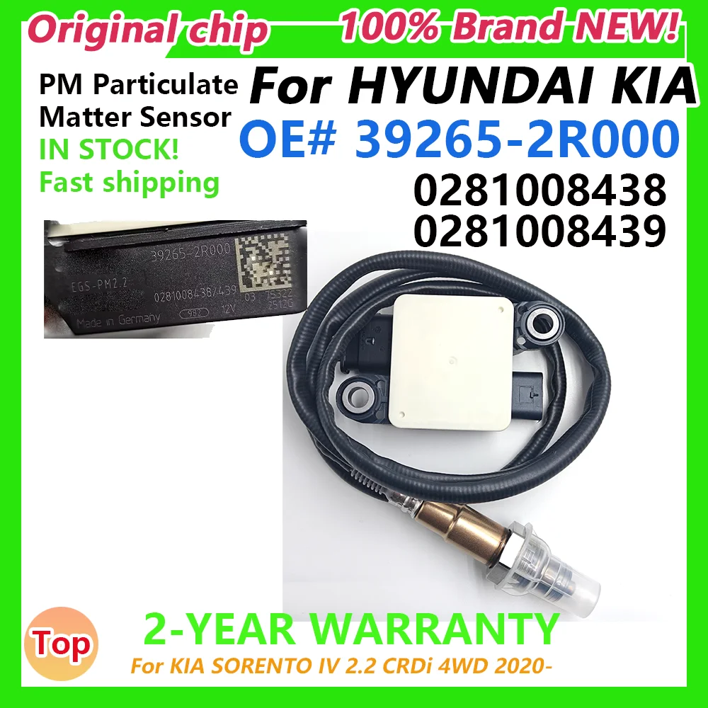 

39265-2R000 Particulate Matter PM Sensor 392652R000 0281008438 0281008439 For Kia Sorento IV 2020-2022 high quality