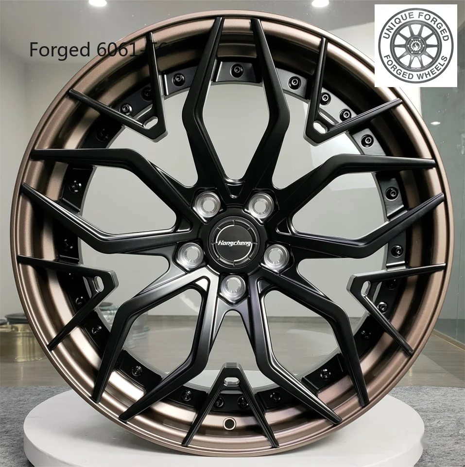 

Новинка 2026 года: Горячая распродажа! Кованые двухсоставные алюминиевые диски 18, 19, 20 дюймов для спортивных и легковых автомобилей