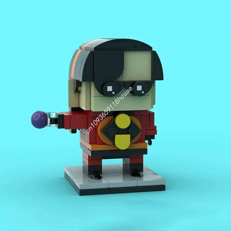 

131 шт. MOC Violet Incredibles Brickheadz, модель из строительных блоков, модульный конструктор для детей, подарки на день рождения, архитектурные игрушки, рождественские подарки