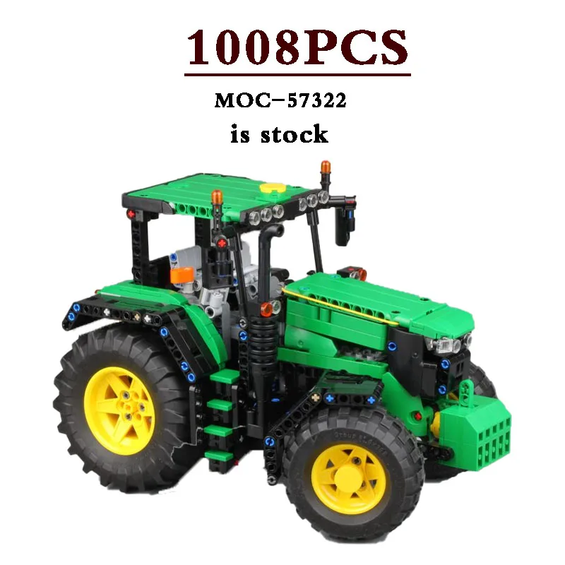 MOC-57319+MOC-57320+MOC-57321+MOC-57322 Rotary Bulldoer 42054 Agricultural Machinery Vehicle Building Blocks Toy Christmas Gift