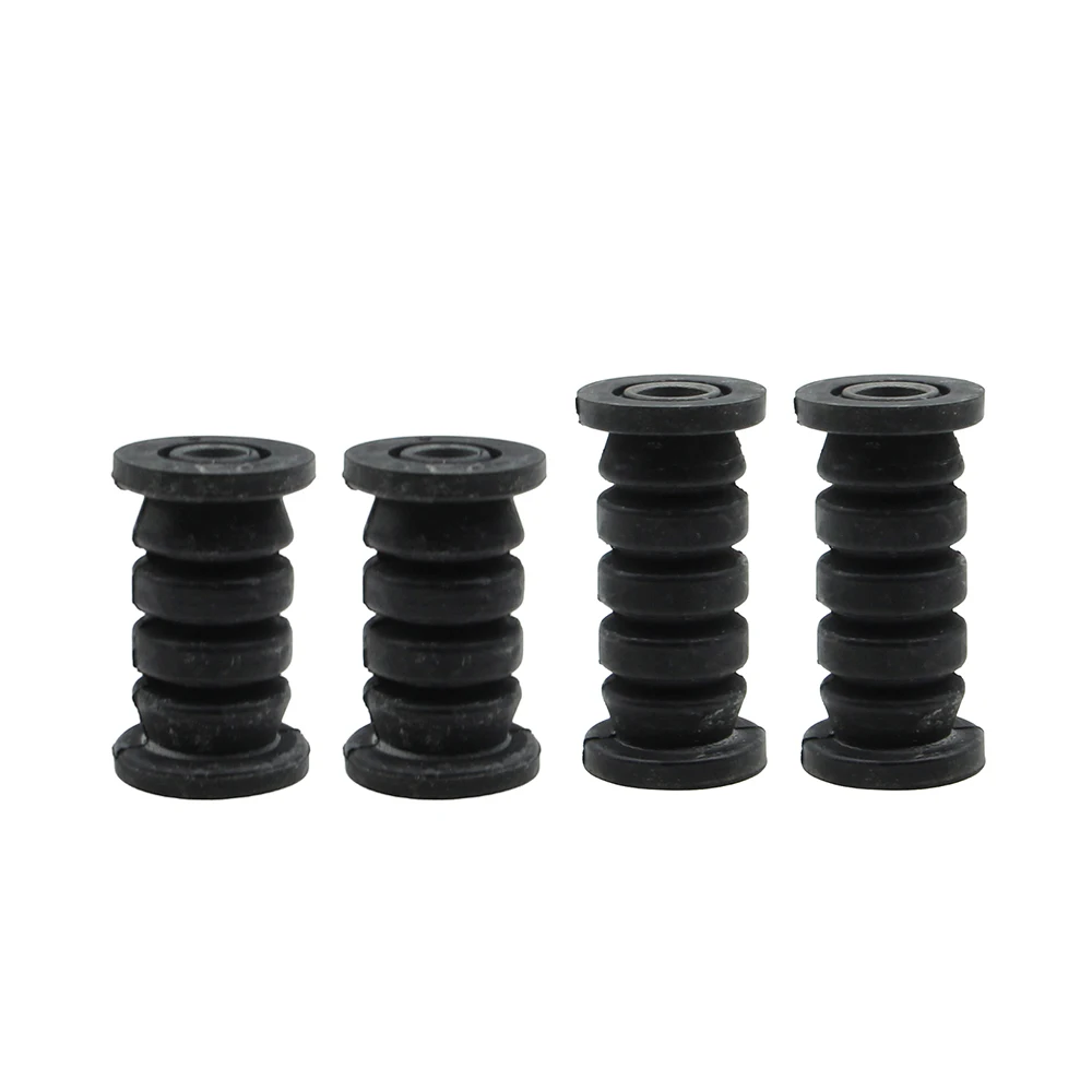 2 Pcs Rubber Steel Alloy Swing Arm Mount Bushing Control A-Arm Bushings Replacement For ATV Scooter UTV Go Kart Quad Bike Parts