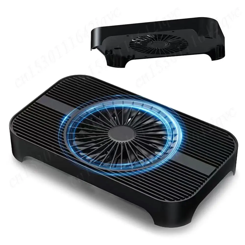 Router Cooling Base DC 5V USB Powered Router Fan Protective Net Silent Desktop Fan Router Cooling Coolers Fan for Router TV Box