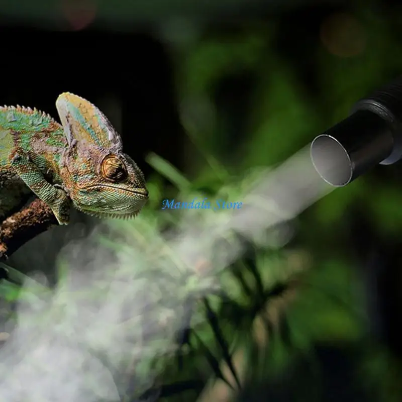 

U2JC LED Maker for Amphibians Terrariums Air Humidifier with Hoses Fogger