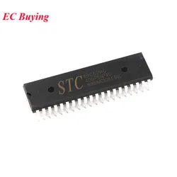 2Pcs/1pc STC89C52RC STC89C52RC-40I PDIP40 STC 89C52RC DIP-40 MCU Enhanced 1T 8051 Single Chip Microcomputer EEPROM ISP Original