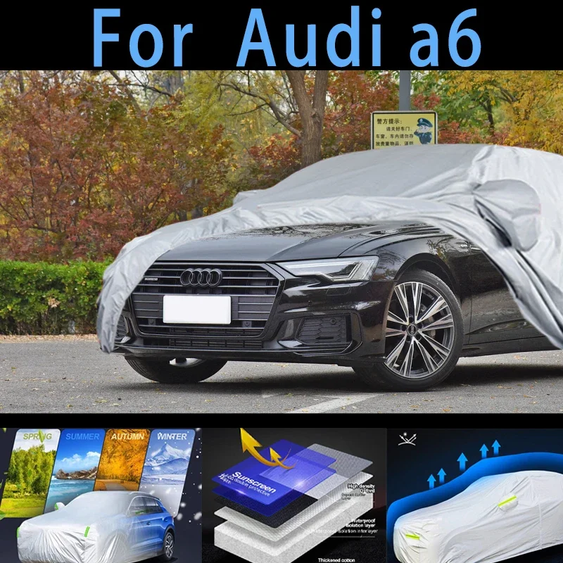 For Audi a6  Car protective cover,sun protection,rain protection, UV protection,dust prevention auto paint protective