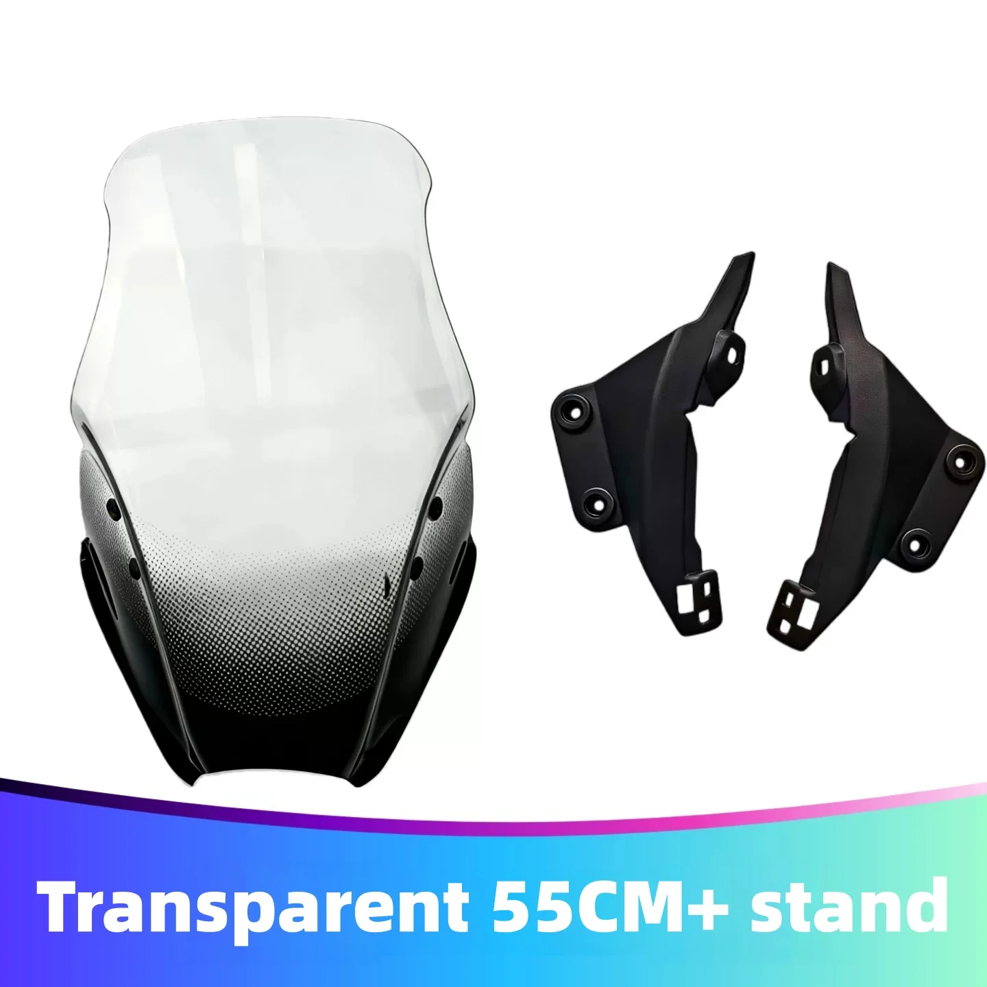 【Good quality】For Haojue UFR150 modified windshield motorcycle parts: front windshield, windproof and rainproof.