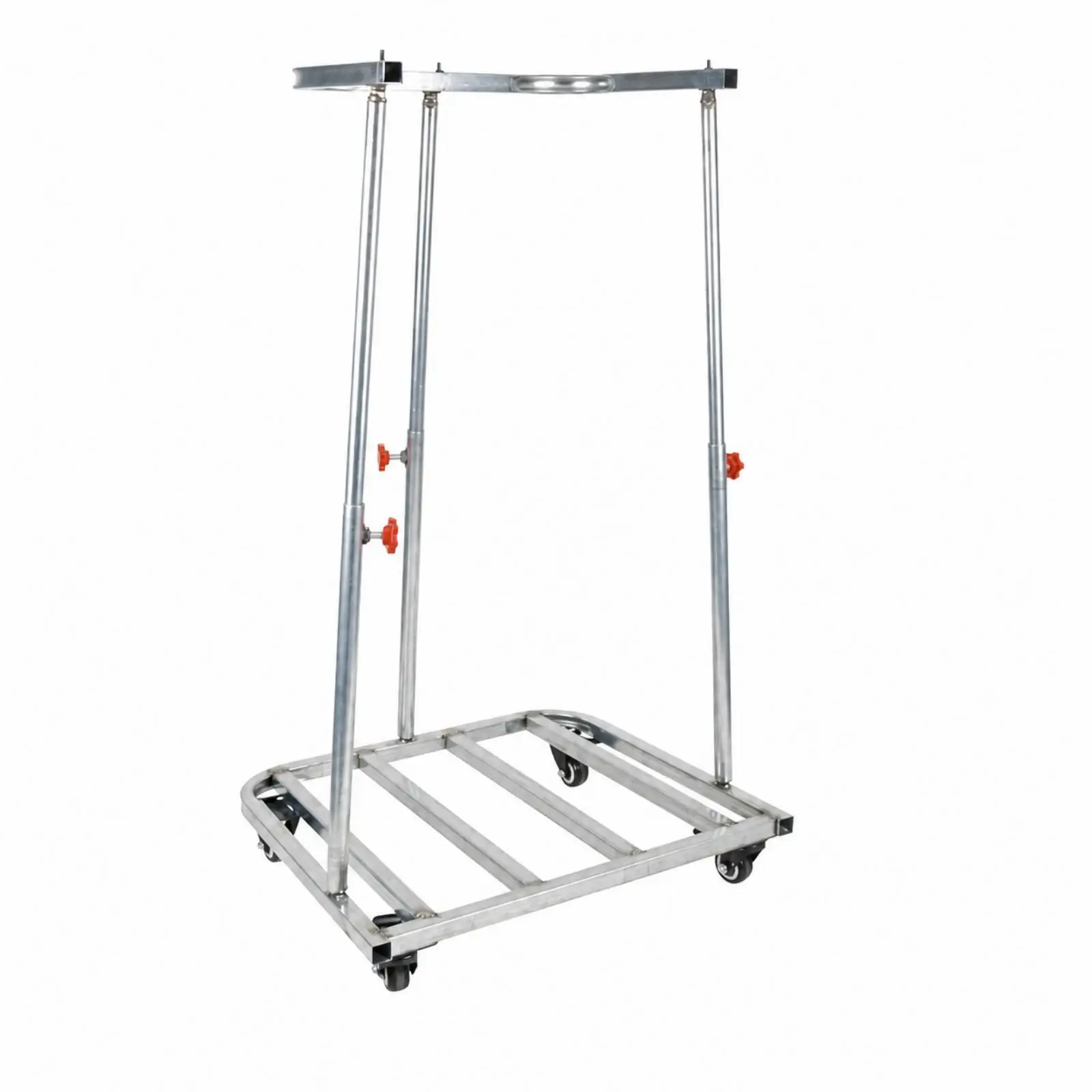 Heavy Duty Bag Rack Stand for Grain Sack Filling Galvanized Steel Support Frame Adjustable Height for Yard Work