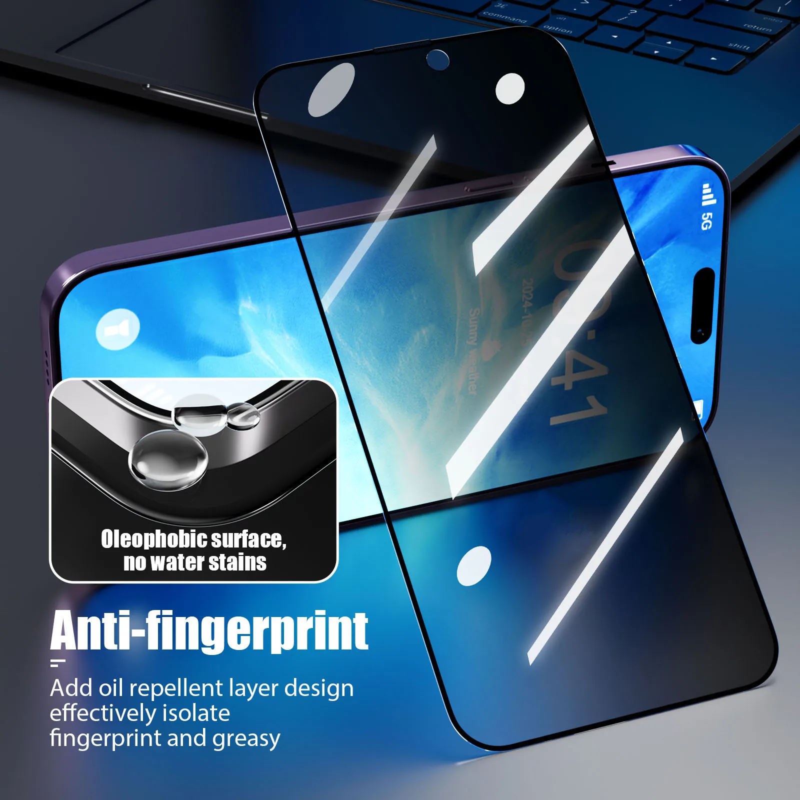 1-5 Stück ESD-Displayschutzfolien aus gehärtetem Glas für Samsung A07 A06 A05S A57 A56 A55 A54 A53 A37 A36 A35 A34 A26 A17 A16 A15 – Detail 3