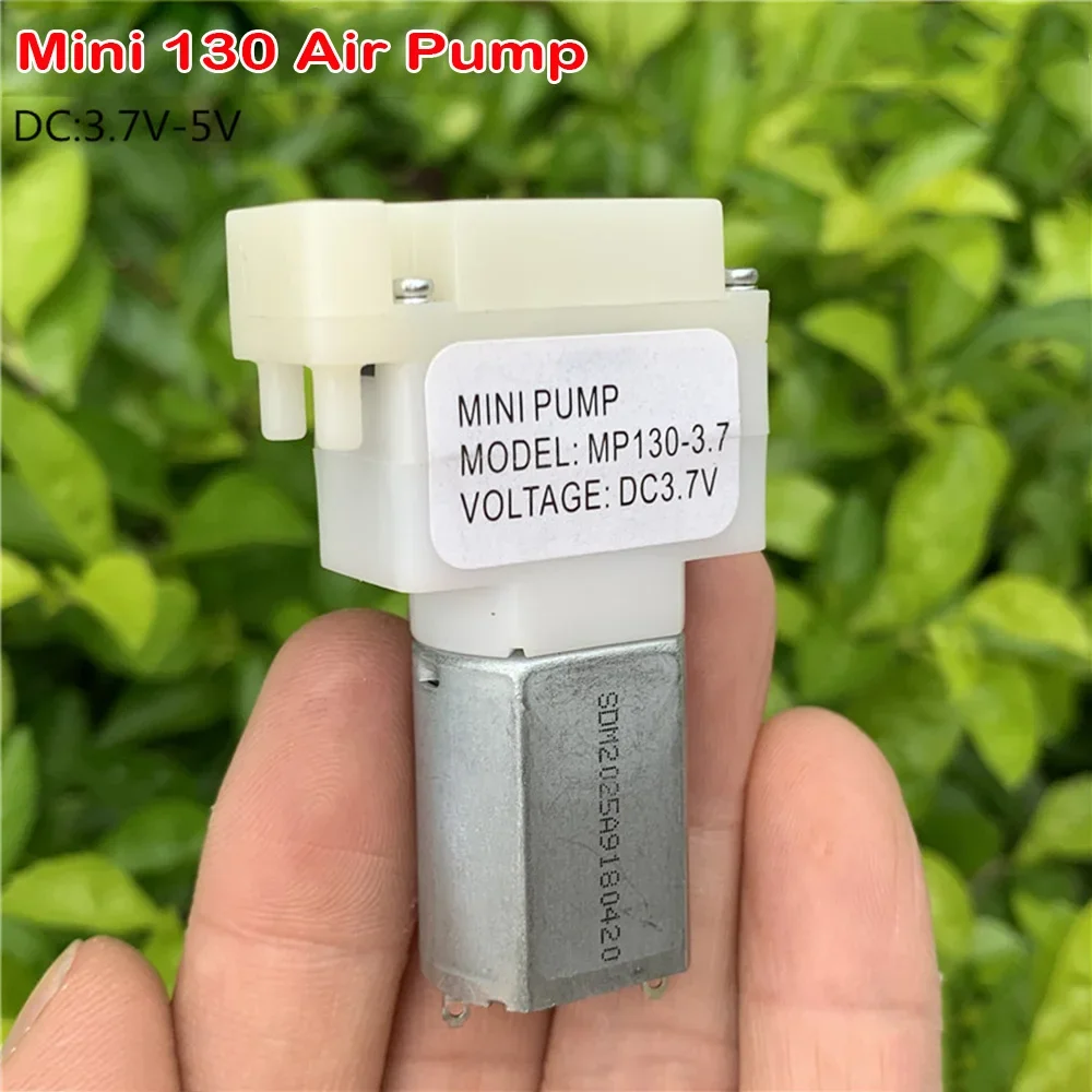 Mini Double-hole Air Pump DC 3.7V-5V Inflation Vacuum Pump Aquarium Oxygen Pump Eye Protector Medical Monitor Beauty Instrument