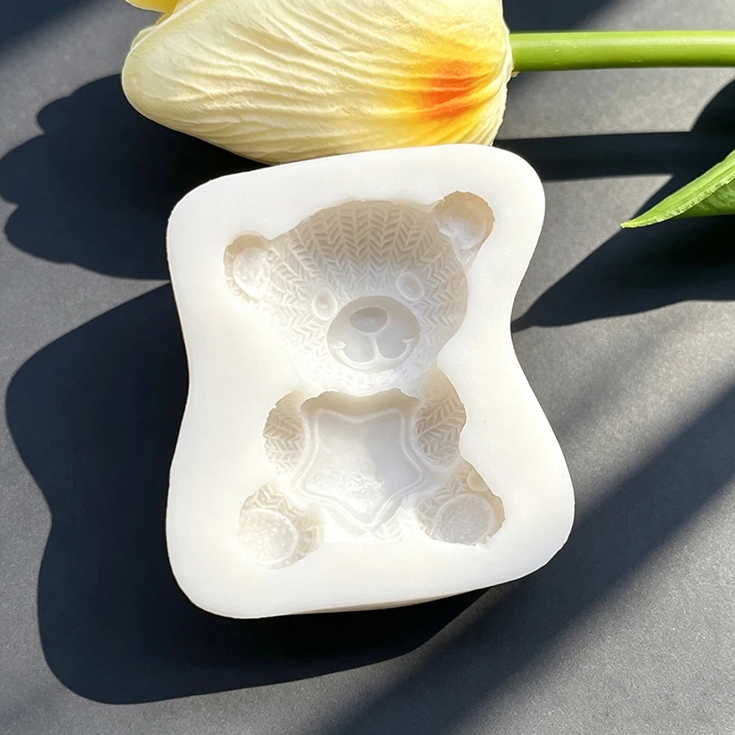 Bear Star Silicone Sugarcraft Mold Cookie Cupcake Chocolate Baking Mold Fondant Cake Decorating Tools