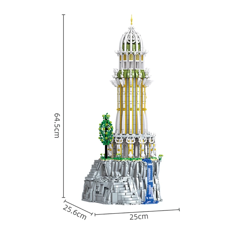 3726PCS Elven City Tower Of Zodiac Building Blocks Sets Assembly Toys MOC Street View Bricks Model Ornaments For Ideal Gifts