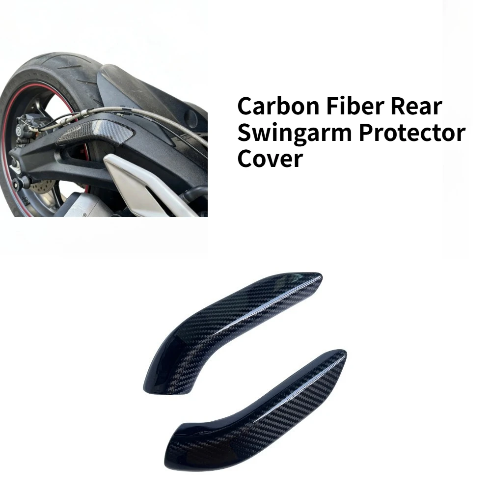 

Carbon Fiber Rear Swingarm Protector Cover For Triumph Street Triple 765 RS 2017-2025